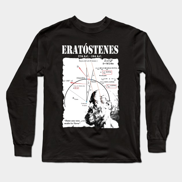 ERATOSTENES Long Sleeve T-Shirt by Dibujartpe